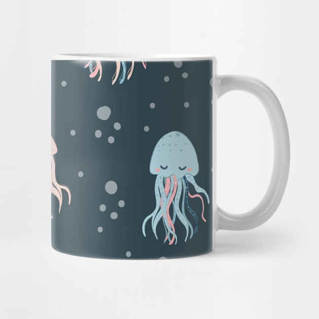 Maritim Nautic Ocean Sealife Octopus by jodotodesign